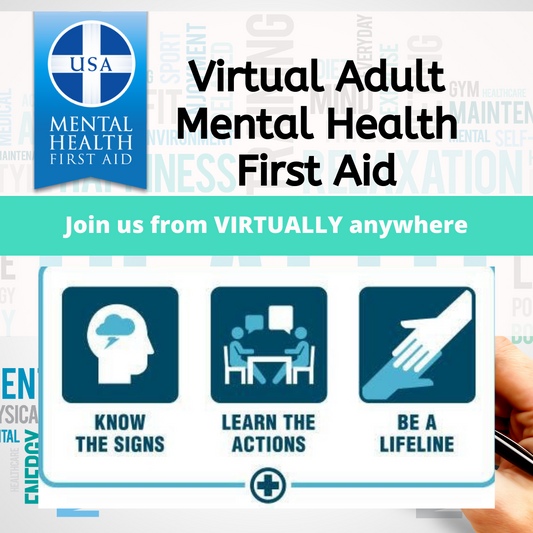 Virtual Adult Mental Health First Aid Training